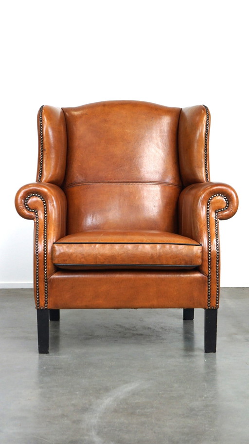 Sheep leather ear armchair