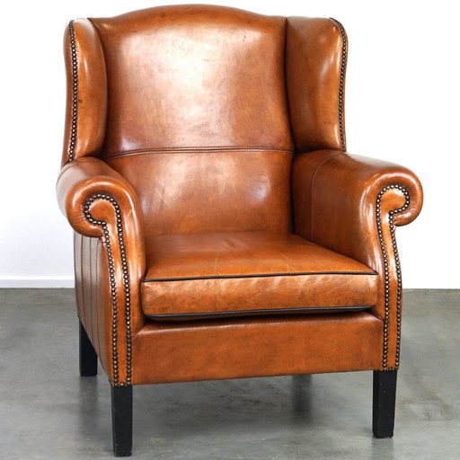 Sheep leather ear armchair