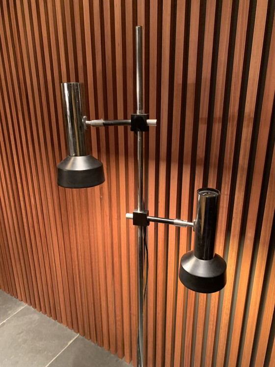 Image 1 of Lampada da terra vintage nera