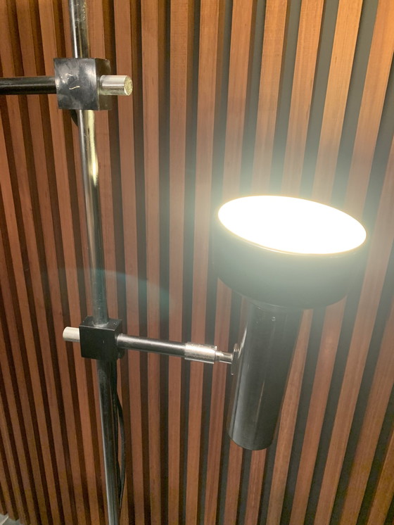 Image 1 of Lampada da terra vintage nera