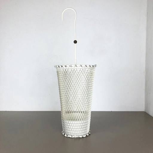 Vintage metal umbrella stand, France 1960