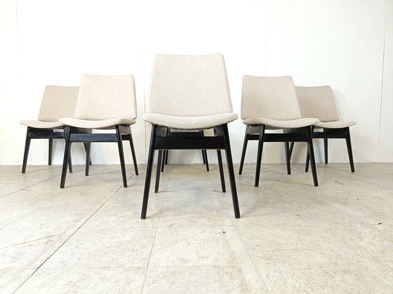 Image 1 of 6x Jos De Mey dining chairs