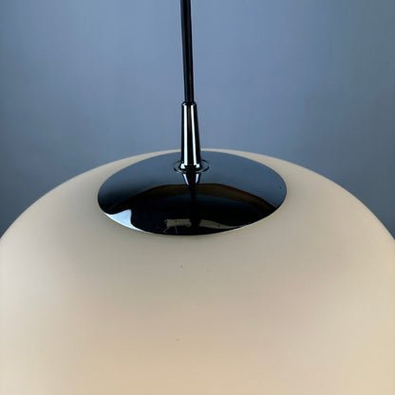 Image 1 of Lámpara colgante Peill &amp; Putzler - Gran vidrio esmerilado, forma de alcachofa, XL, 1960