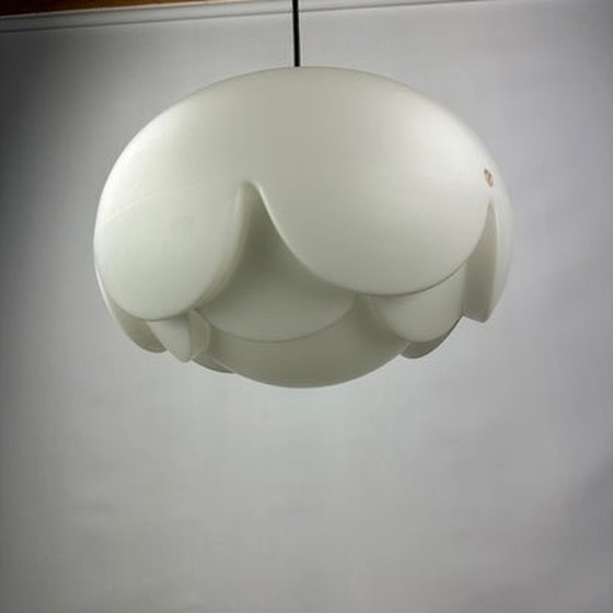 Image 1 of Lámpara colgante Peill &amp; Putzler - Gran vidrio esmerilado, forma de alcachofa, XL, 1960
