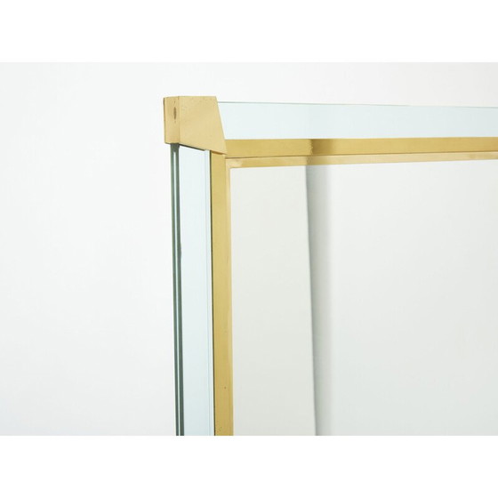 Image 1 of Vintage mirror in brass and Murano glass, Italy 1970