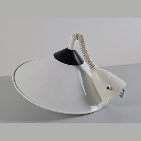 Image 1 of Postmodern Design - Vintage Happylight Black And White Pendant Lamp - Holland, 1980s.