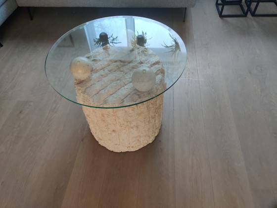 Image 1 of Magnussen Ponte Fossil Stone Mactan Coffee Table