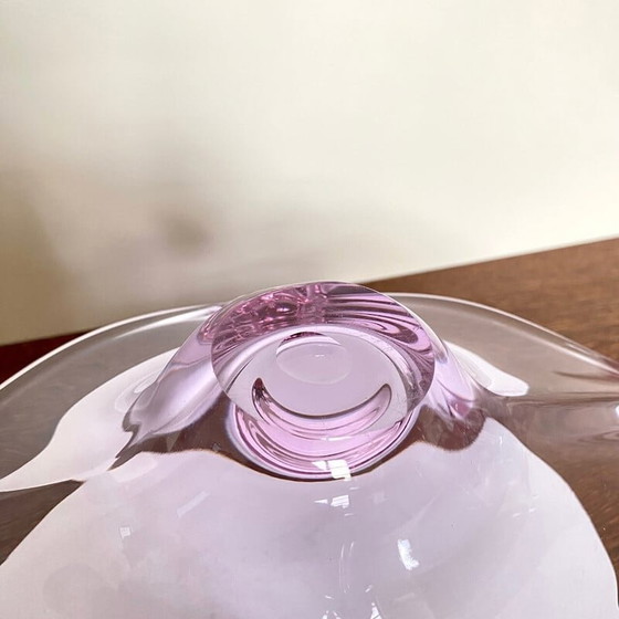 Image 1 of Vintage Murano organic glass sculpture center bowl