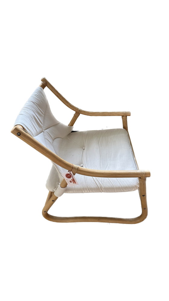 Image 1 of Vintage bamboo rattan armchair