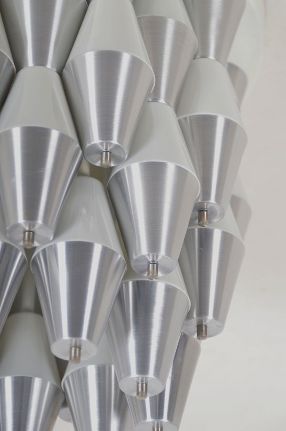 Image 1 of Rara lampada da soffitto 'Ludiek' di Raak, anni '60