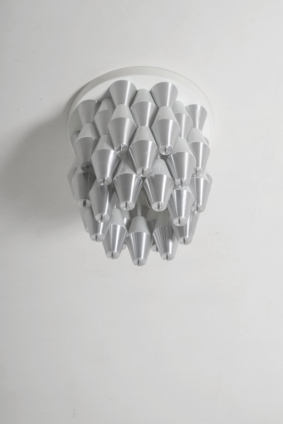 Image 1 of Rara lampada da soffitto 'Ludiek' di Raak, anni '60