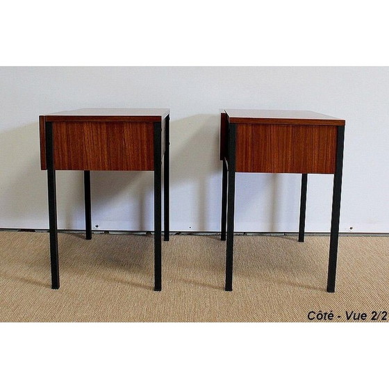 Image 1 of Coppia di comodini vintage in teak, anni '60