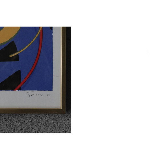 Image 1 of Vintage painting by Knut Grane, 1990