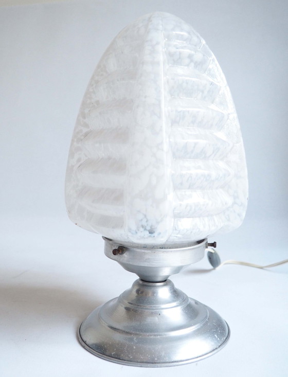 Image 1 of Vintage lamp in Clichy glassware