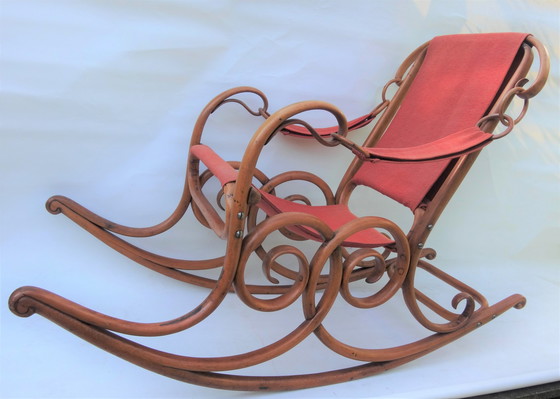 Image 1 of Thonet Schaukelfauteuil n° 3, vers 1880