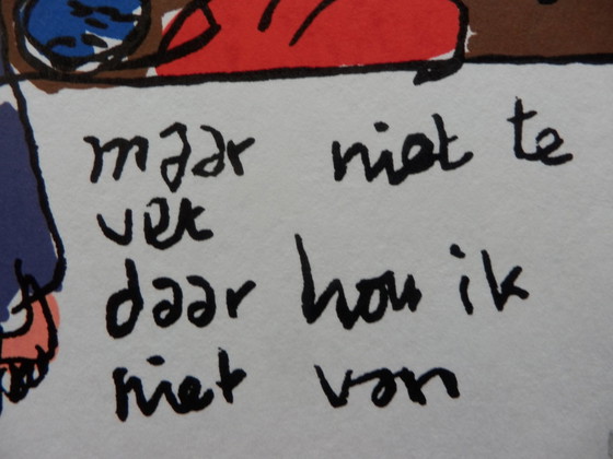 Image 1 of Herman Brood -- Serigrafia a colori -- Osso per il cane