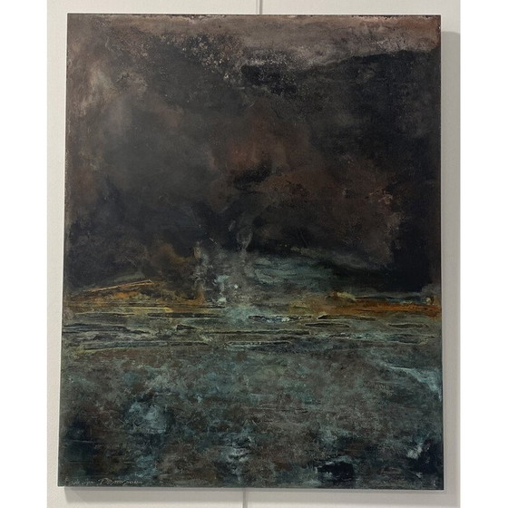 Image 1 of Vintage painting "Gravitation" by Frédérique Domergue