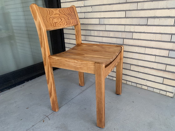 Image 1 of 5 Douglas Pine Dining Chairs