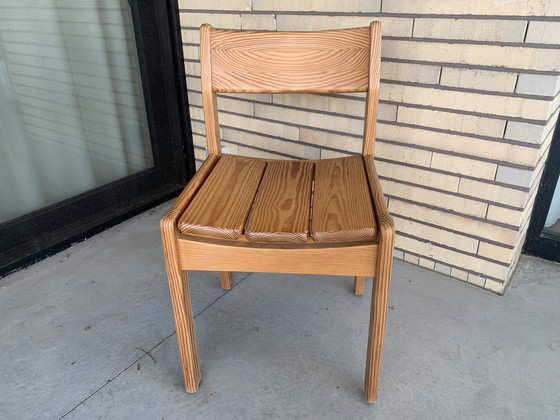 Image 1 of 5 Douglas Pine Dining Chairs