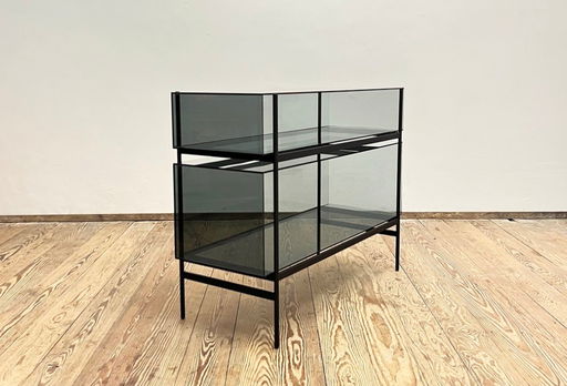 Sculptural Glass Cabinet or Showcase