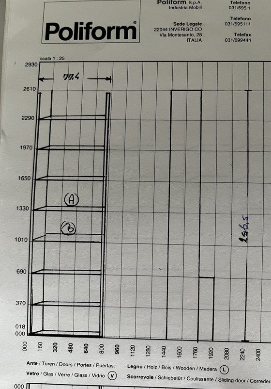 Image 1 of Poliform Bookcase