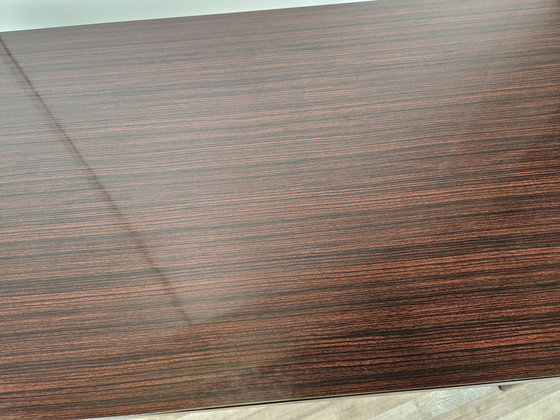 Image 1 of Mid Century Rosewood Laminate Dining Table