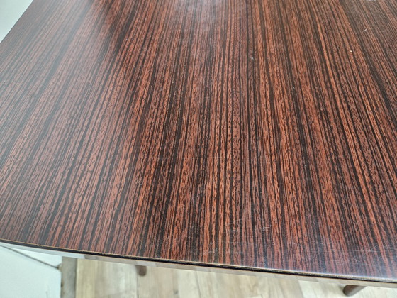 Image 1 of Mid Century Rosewood Laminate Dining Table