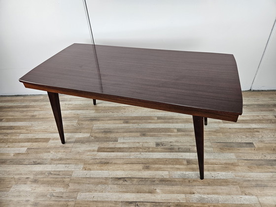 Image 1 of Mid Century Rosewood Laminate Dining Table