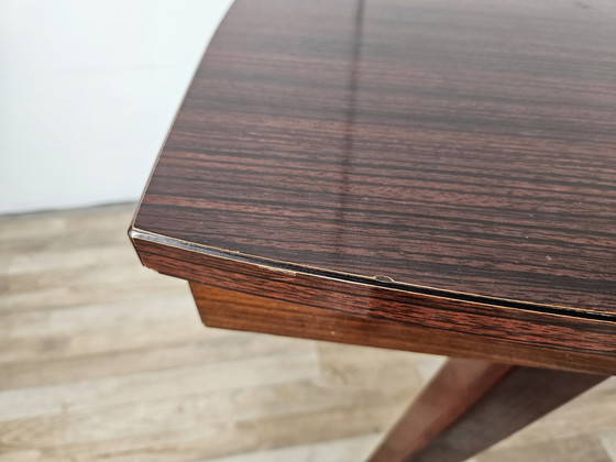 Image 1 of Mid Century Rosewood Laminate Dining Table