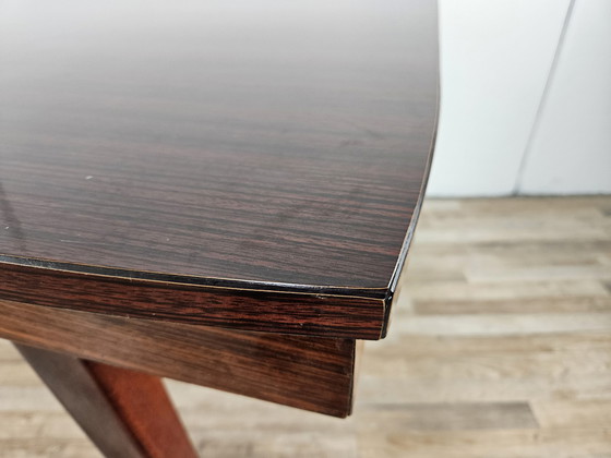 Image 1 of Mid Century Rosewood Laminate Dining Table