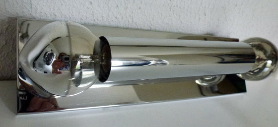 Image 1 of Doria Chrome Tube Wall Light