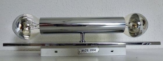 Image 1 of Doria Chrome Tube Wall Light