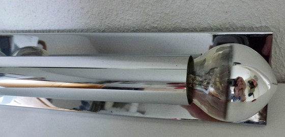 Image 1 of Doria Chrome Tube Wall Light