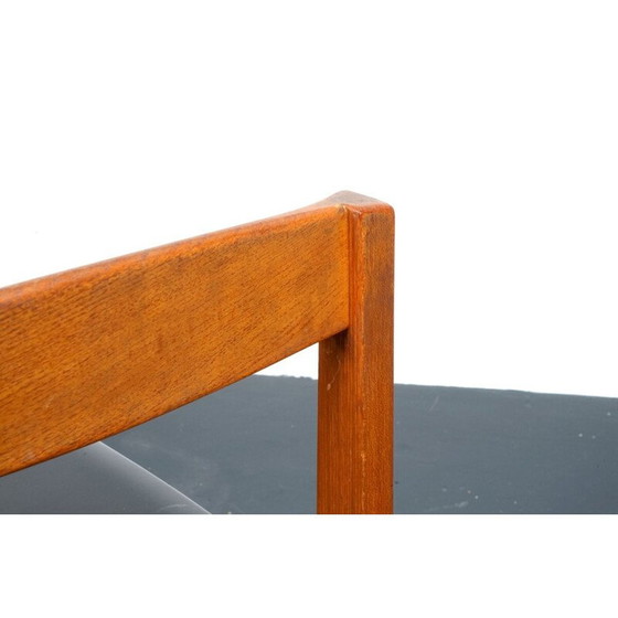 Image 1 of Set of 6 vintage solid teak dining chairs, Denmark 1960