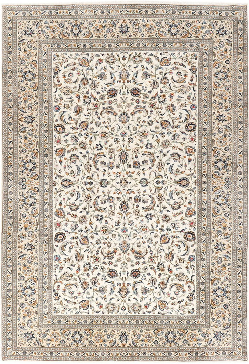 Persian carpet Kashan 3,58 X 2,50 Oriental carpet fine No. 1108