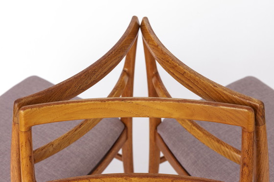 Image 1 of 4x Arne Vodder Mod. 430 Dining Chairs, 1960s, by Sibast Mobler, Denmark