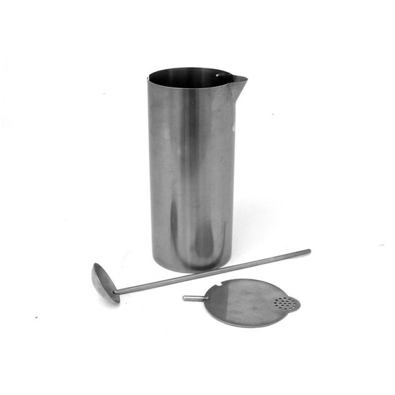 Image 1 of Vintage bar set Cylinda by Jacobsen Arne for Stelton, Denmark 1967