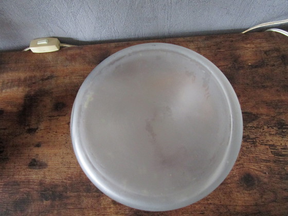 Image 1 of Bellissimo vaso vintage soffiato a mano, riccamente decorato.