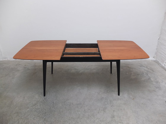 Image 1 of Extendable 'T1' Dining Table By Alfred Hendrickx For Belform, 1950S