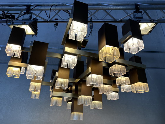 Image 1 of Xxl Vintage Design Cubic Pendant Lamp - Sciolari