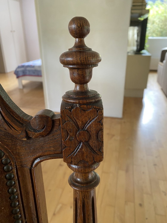 Image 1 of Vintage Wooden Table With 6 Chairs