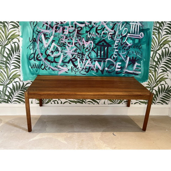 Image 1 of Tavolino da caffè vintage in teak massello, di Magnus Olesen, Danimarca