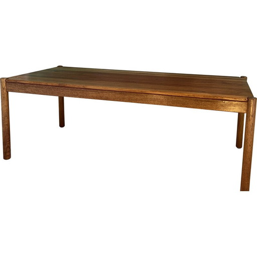 Vintage solid teak coffee table, by Magnus Olesen, Denmark