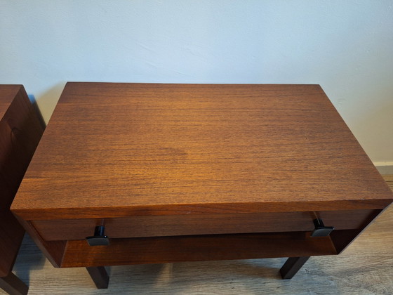 Image 1 of 2x Midcentury Nightstands