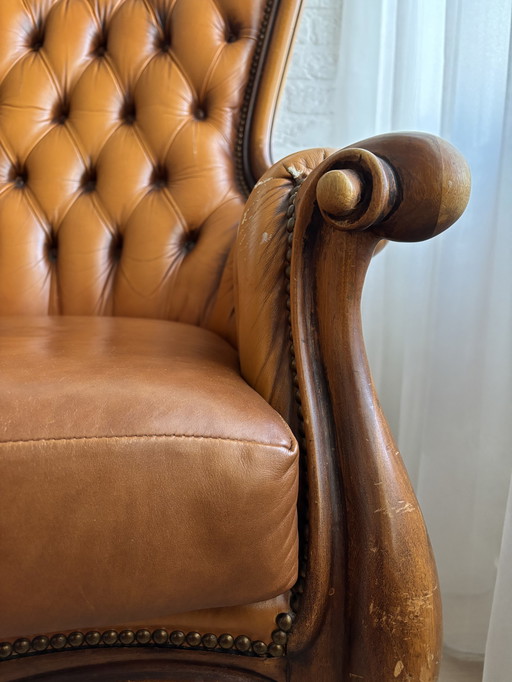 Antique Mahogany Armchair