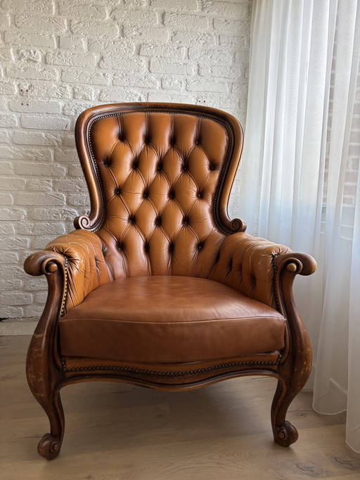 Antique Mahogany Armchair