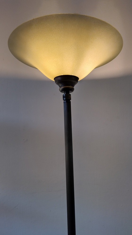 Image 1 of Minimalist Vintage Brass Floor Lamp