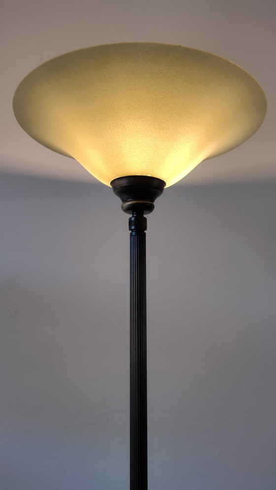 Image 1 of Minimalist Vintage Brass Floor Lamp