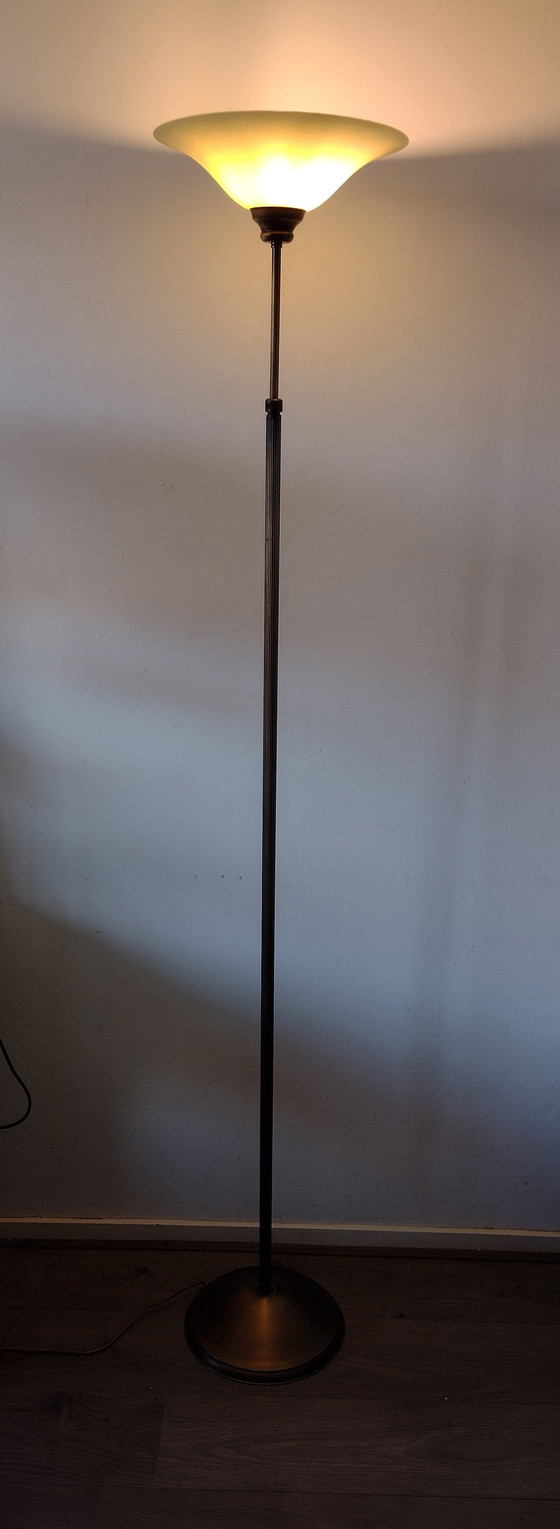 Image 1 of Minimalist Vintage Brass Floor Lamp