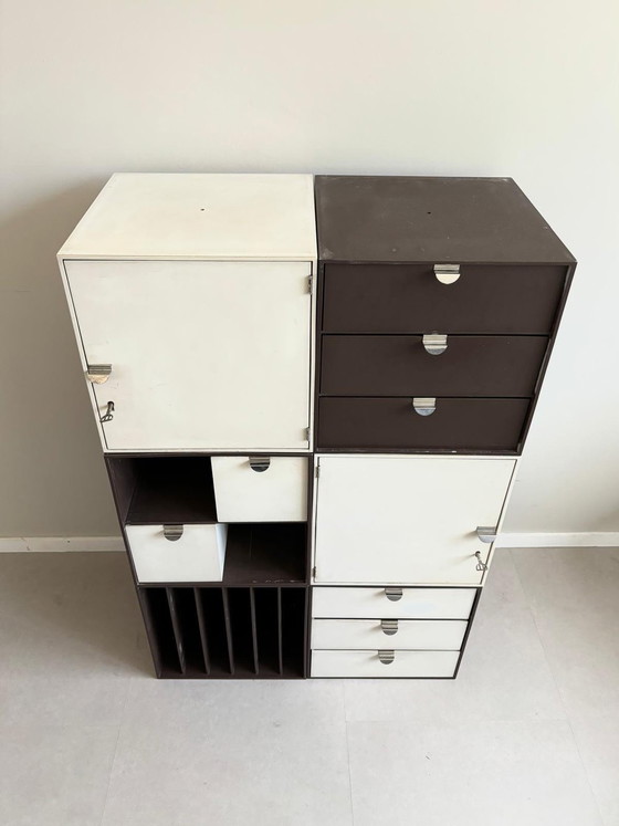 Image 1 of Vintage modular Palaset Palanox storage boxes by Treston Oy, Finland, 1972,